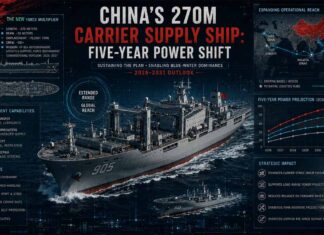 China’s 270m Carrier Supply Ship: Five-Year Power Shift