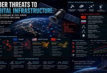 Cyber Threats to Orbital Infrastructure: Strategic Exposure of Italy, Europe, the United States and China