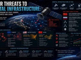 Cyber Threats to Orbital Infrastructure: Strategic Exposure of Italy, Europe, the United States and China