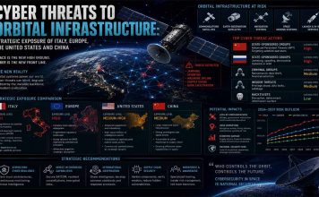 Cyber Threats to Orbital Infrastructure: Strategic Exposure of Italy, Europe, the United States and China