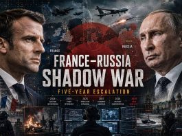France–Russia Shadow War: Five-Year Escalation
