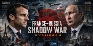France–Russia Shadow War: Five-Year Escalation
