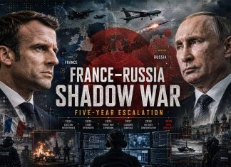 France–Russia Shadow War: Five-Year Escalation