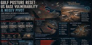 Gulf Posture Reset: US Base Vulnerability & Negev Pivot