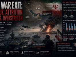 Iran War Exit: Hormuz, Attrition and U.S. Overstretch