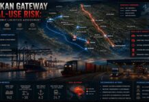 Balkan Gateway Dual-Use Risk: Geoeconomic Logistics Assessment