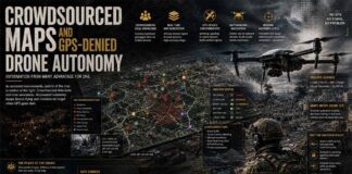 Crowdsourced Maps and GPS-Denied Drone Autonomy