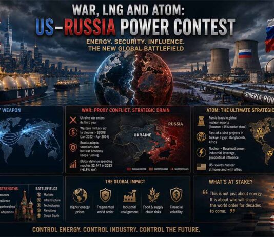 War, LNG and Atom: US–Russia Power Contest