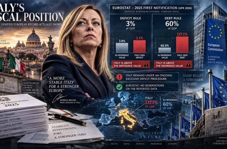 REPORT – Italy’s Public Accounts Under Scrutiny: What the 2025 Fiscal Revision Actually Establishes