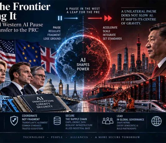Pacing the Frontier or Ceding It: Why a Unilateral Western AI Pause Is a Strategic Transfer to the PRC