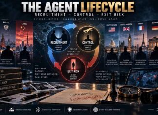 The Agent Lifecycle: Recruitment – Control – Exit Risk – Israel, Russia, China, the United States, United Kingdom, France, Germany and Italy