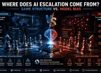 Where Does AI Escalation Come From? Game Structure vs. Model Bias