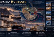 Hormuz Bypasses: Oil Routes That Relocate the Chokepoint