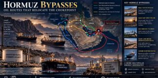 Hormuz Bypasses: Oil Routes That Relocate the Chokepoint